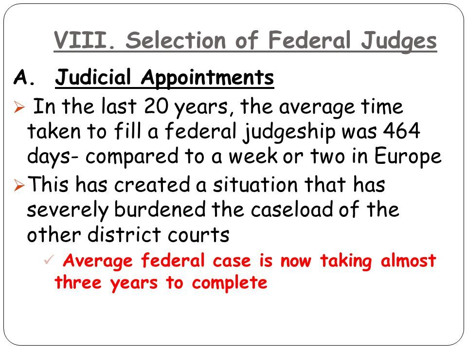 Comparing Judicial Appointments 19th Vs 20th Century